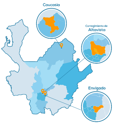 Mapa fuentes fijas Corantioquia