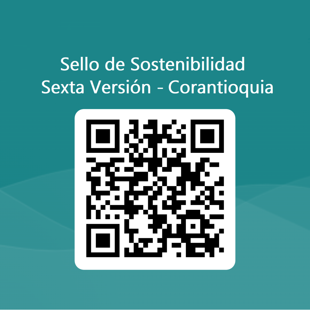 Qr para escanear y participar en el sello de sostenibilidad